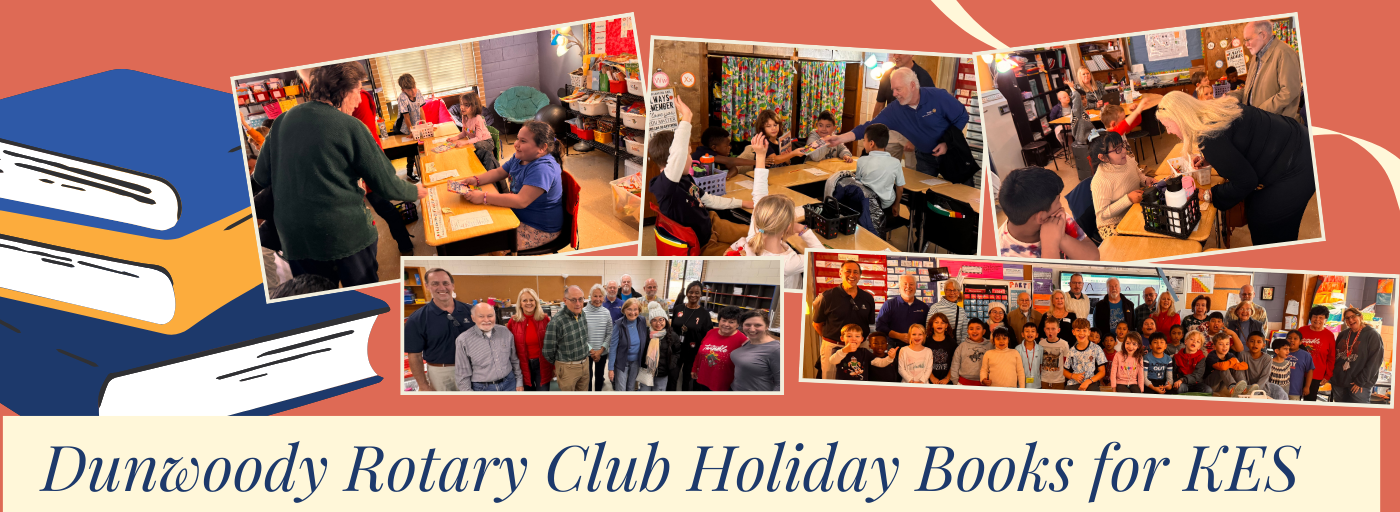 Dunwoody Rotary Club Holiday Books for KES